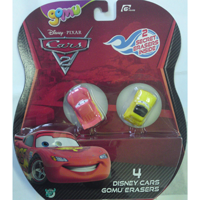 Gomu - Disney auta (Cars) 4 figurky