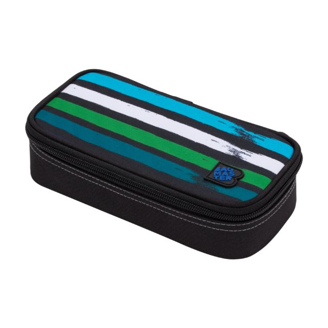 Studentský penál BAGMASTER CASE BAG 20 C BLUE/GREEN/BLACK/WHITE