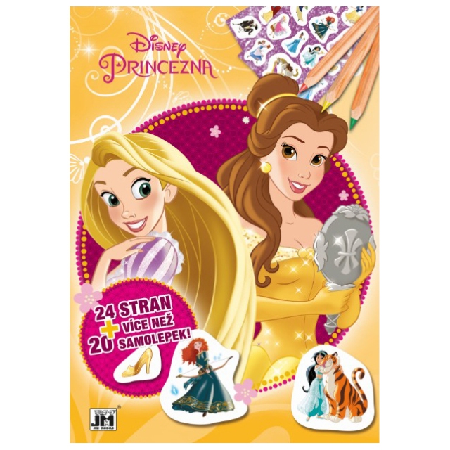 Cvičebnice A4+ - Disney Princezny
