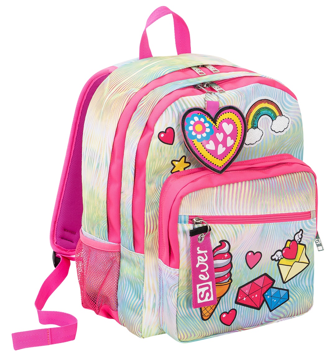 SJ Ever Rainbow školní batoh pro holky