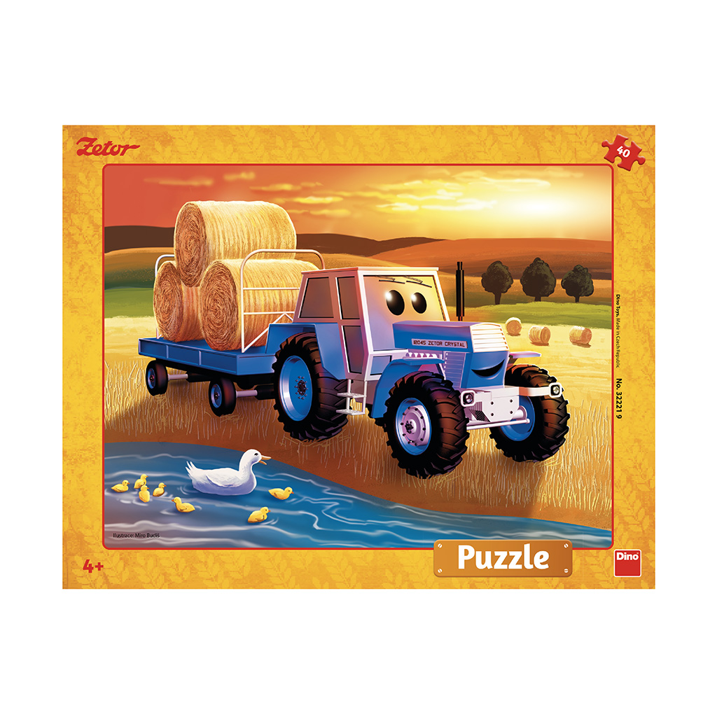 Zetor: žně 40 deskové puzzle