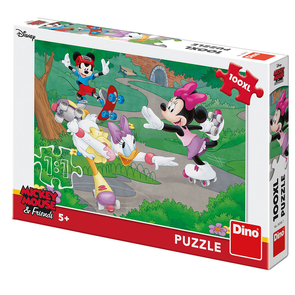 Minnie sportuje 100 xl puzzle nové