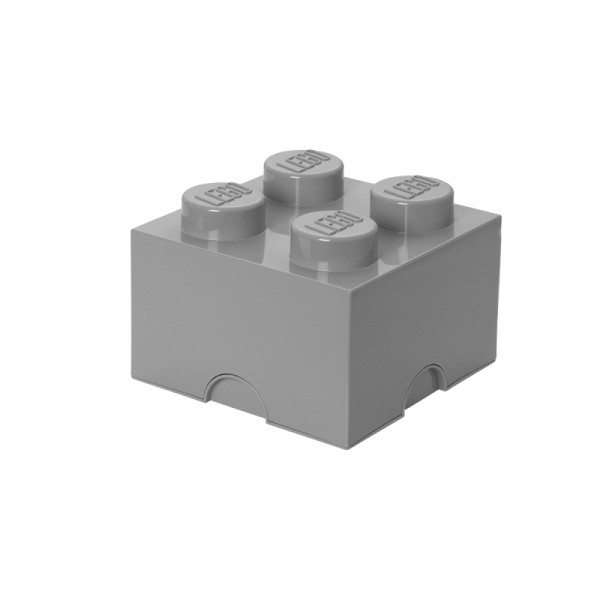 LEGO úložný box 4 (DIF) 250 x 250 x 180 mm - šedá
