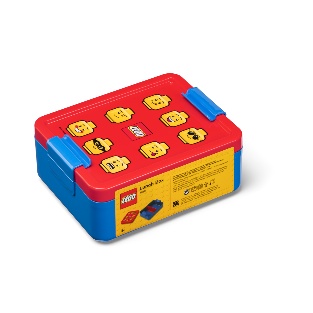 LEGO ICONIC Classic box na svačinu - červená/modrá