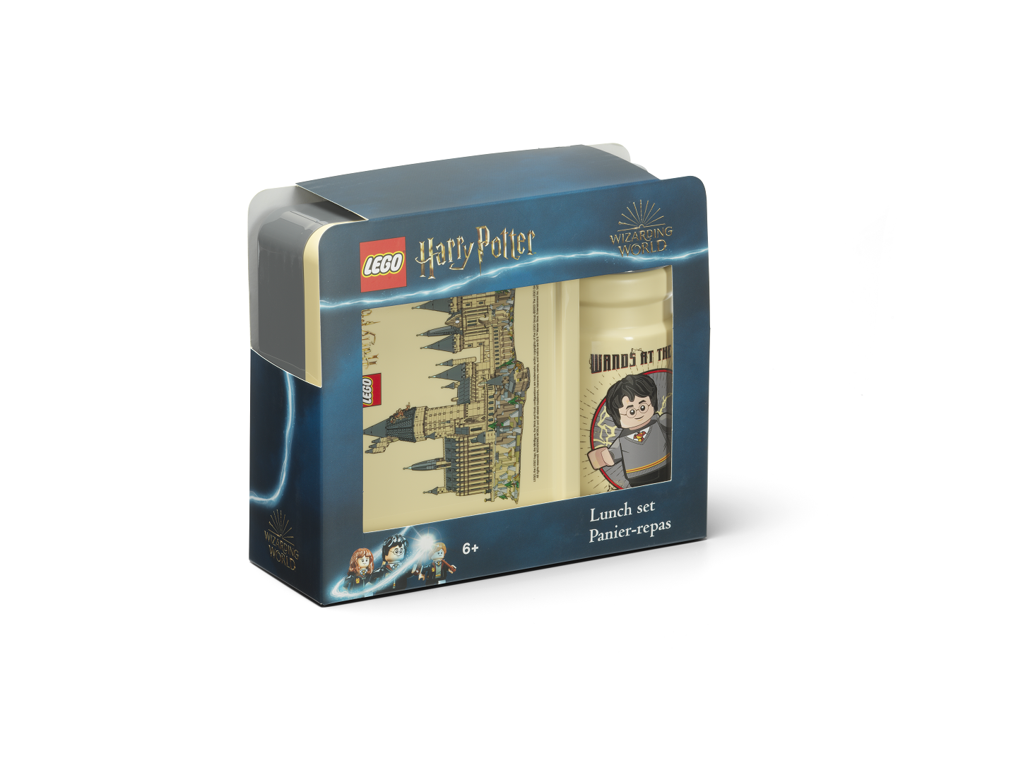 LEGO Harry Potter svačinový set (láhev a box) - Bradavice