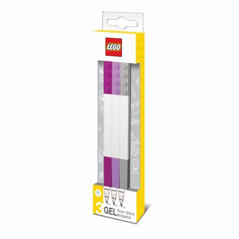 LEGO Gelová pera, mix DIF barev - 3 ks