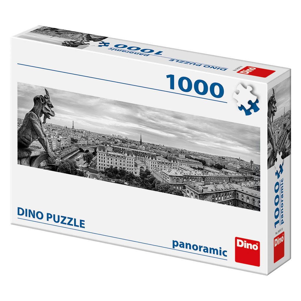 Chrlič v paříži panoramic puzzle nové