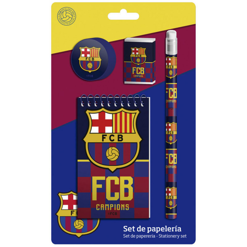 Set 4 ks psacích  potřeb FC Barcelona