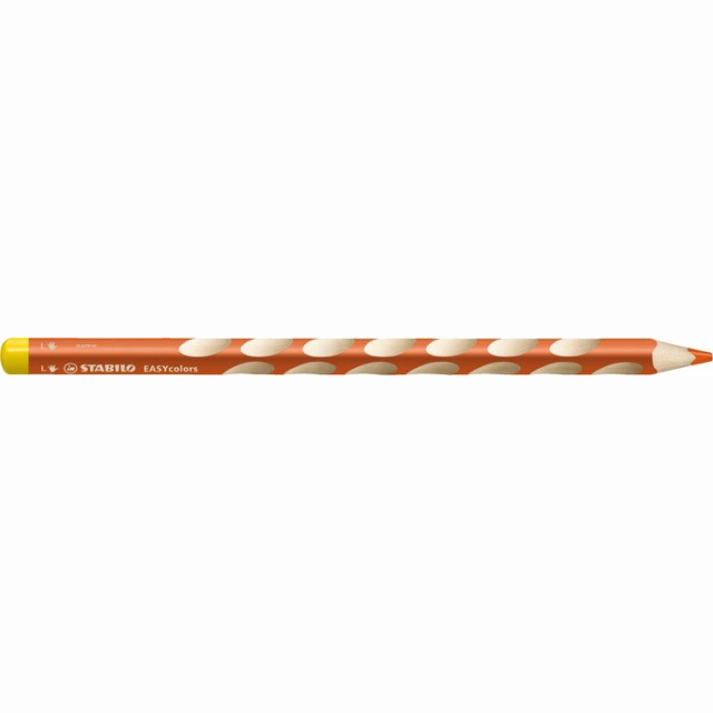 STABILO® EASYcolors L oranžová ergonomicky tvarovaná pastelka speciálně pro leváky