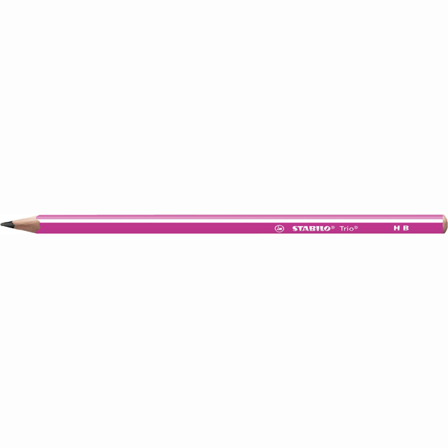 STABILO® Trio HB růžová trojhranná grafitová tužka