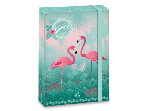 Ars Una Box na sešity Pink Flamingo A5