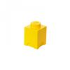 LEGO úložný box 1 125 x 125 x 180 mm - žlutá