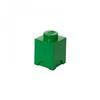 LEGO úložný box 1 125 x 125 x 180 mm - tmavě zelená