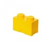 LEGO úložný box 2 125 x 250 x 180 mm - žlutá