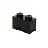 LEGO úložný box 2 125 x 250 x 180 mm - černá