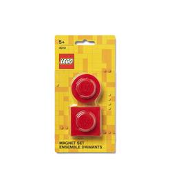 LEGO magnetky, set 2 ks - červená