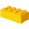 LEGO box na svačinu 8 100 x 200 x 75 mm - žlutá