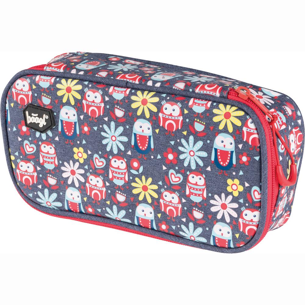 Baagl Školní penál Happy Owls