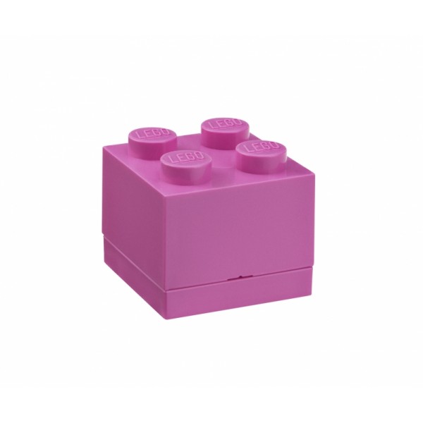 LEGO mini box 4 46 x 46 x 43 mm - růžová